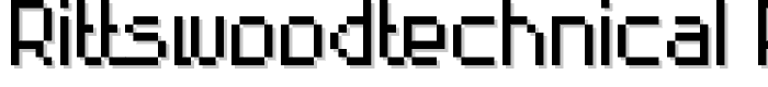 RittswoodTechnical Regular font